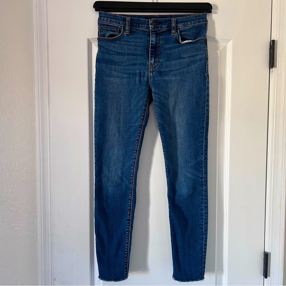 Hudson Barbara Super Skinny Jean Size 26 Blue Denim Stretchy Cotton Elastane